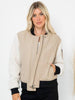 Tasha Quilted Jacket with Sherpa Sleeves