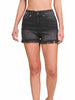 Chantelle Charcoal Fringe Shorts