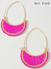 Desi Beaded Teardrop Earrings - Multi