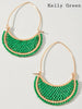 Desi Beaded Teardrop Earrings - Multi