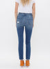 Trinity High Rise Crop Skinny W/ Step Hem