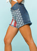 Stars and Stripes Denim Shorts