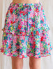 Maddison Floral Ruffle Skirt (Lined with Shorts)