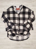 Trina Buffalo Plaid with Flutter Sleeve - Multi