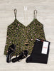 Trina Olive Cheetah Tank