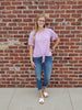Knotted Flutter Sleeve Tee