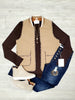 Cami Leopard Accent Reversible Sherpa Vest