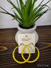 Addison Matte Hoops