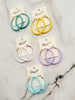 Addison Matte Hoops