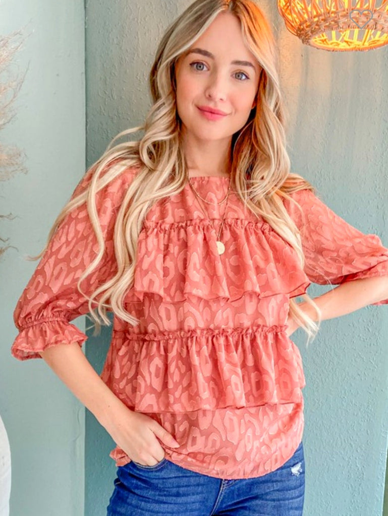 Kim Tiered Ruffle Top