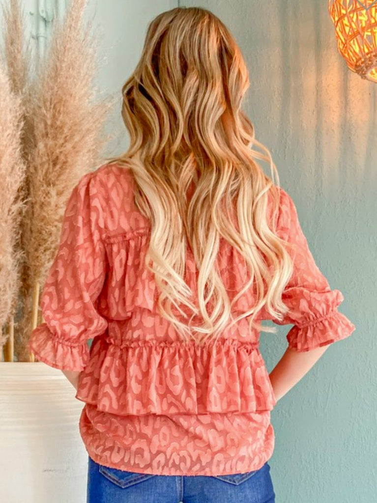 Kim Tiered Ruffle Top