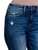 Heaven Distressed Flare Jeans