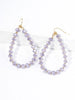 Beaded Teardrop Earrings - Multi