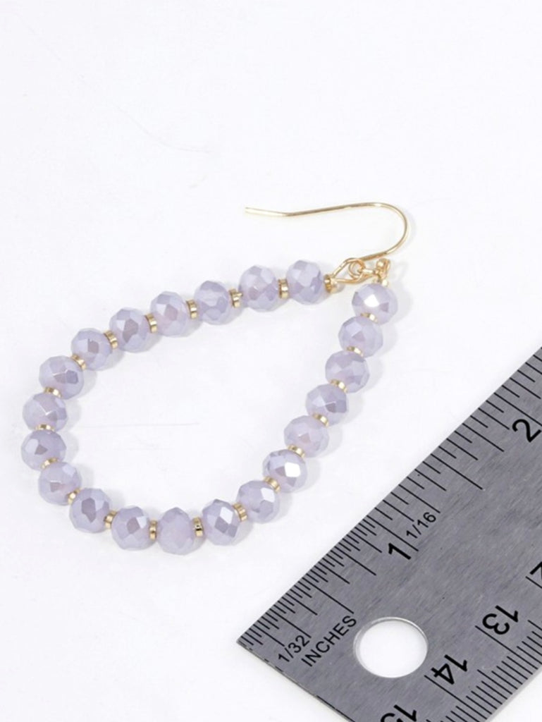 Beaded Teardrop Earrings - Multi