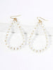 Beaded Teardrop Earrings - Multi